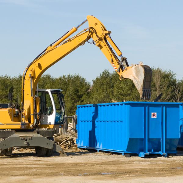 how many times can i have a residential dumpster rental emptied in Mildred TX